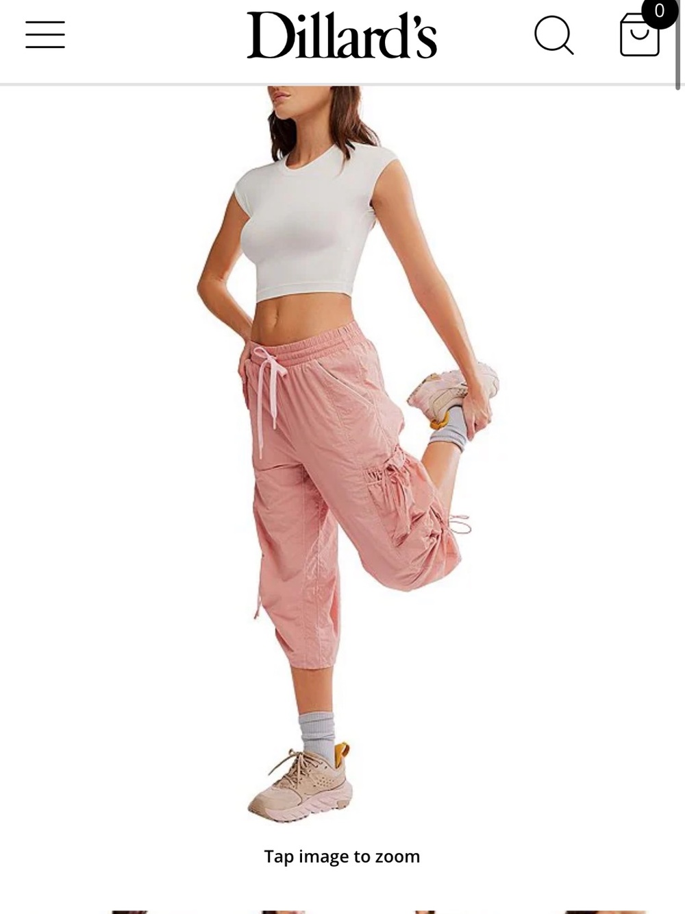 FP Movement Never Better Crew Neck Cap Sleeve Cropped Tee